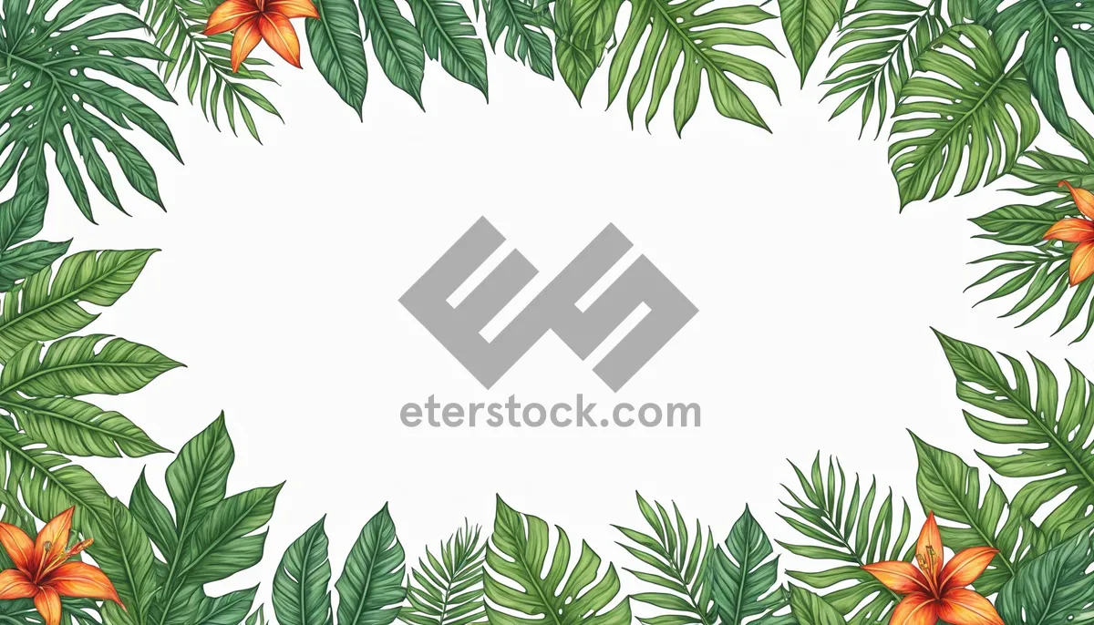 Picture of Floral Tree Frame for Holiday Decor