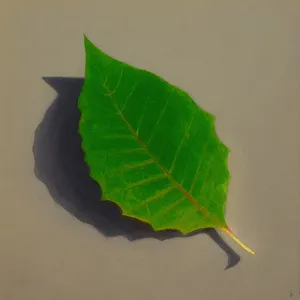 Vibrant Yellow Leaf on Fig Tree