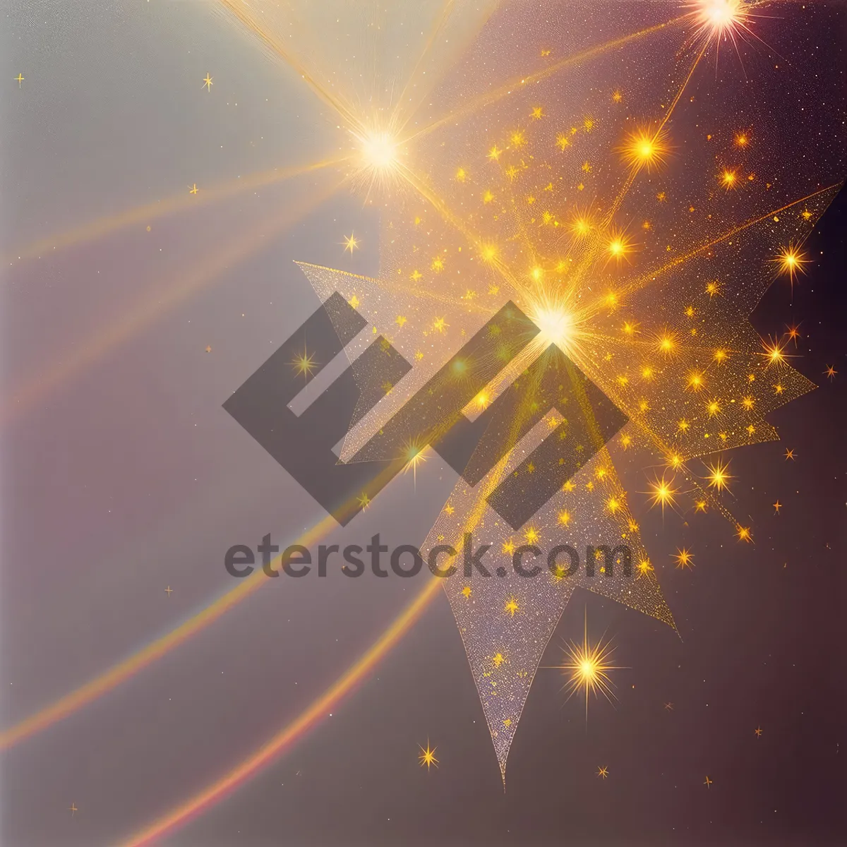 Picture of Night Sky: Celestial Glow and Shimmering Stars