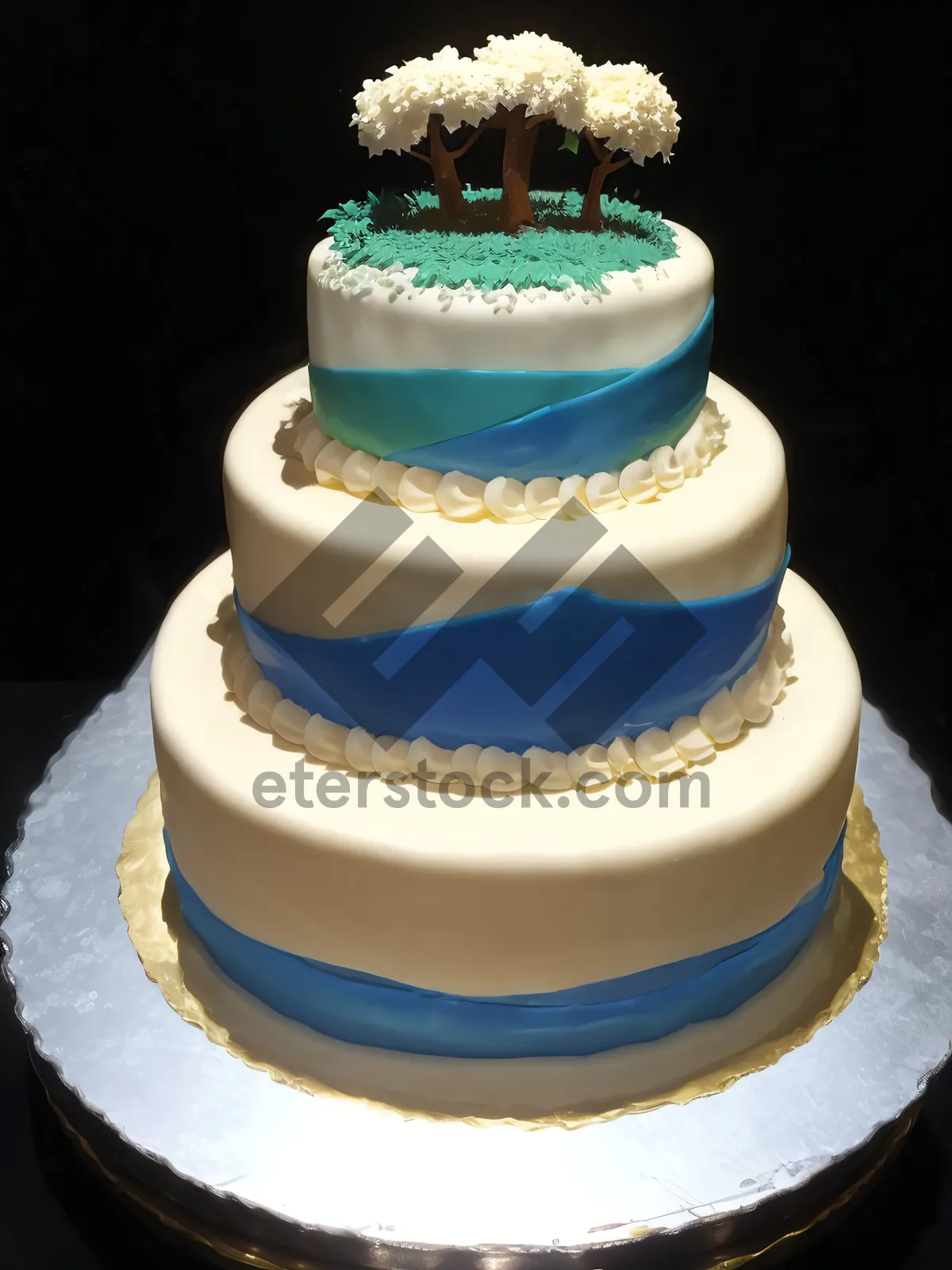 Picture of Delicious Polka Dot Cake with Cream Cheese