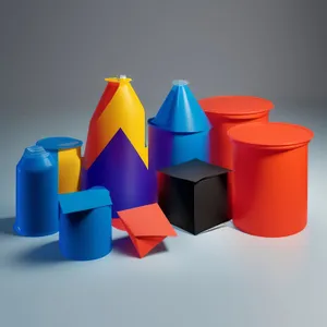 Graphic Business Symbol in 3D Diagram Market