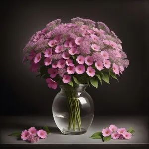 Pink Floral Bouquet in Vase: Elegant Blooms for Weddings