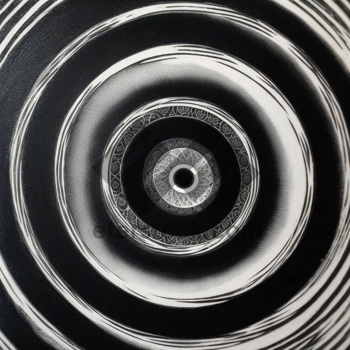 Picture of Black Car Wheel in Motion with Sound