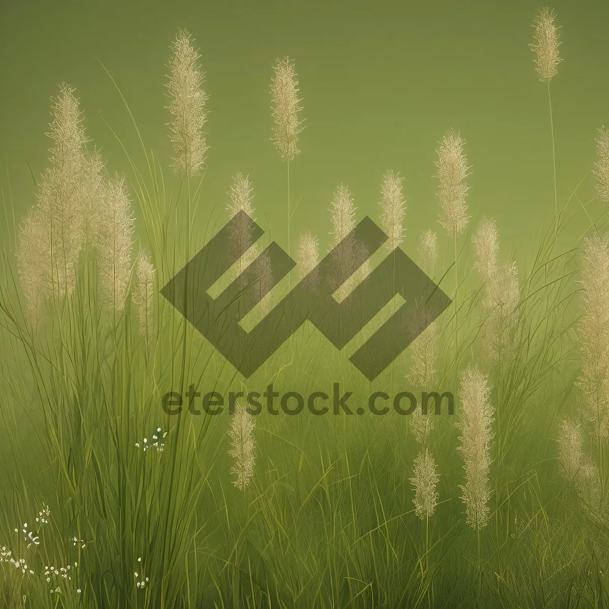 Picture of Rural Agricultural Growth: Field of Wheat and Corn