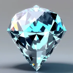 Shimmering Jewel: A Brilliant Diamond Flag in 3D World