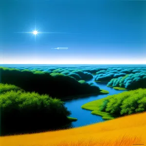 Serene Sunset over Tranquil Waters