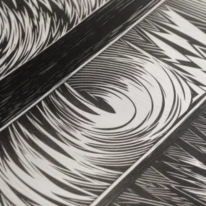 Flowing Digital Wave Pattern Art