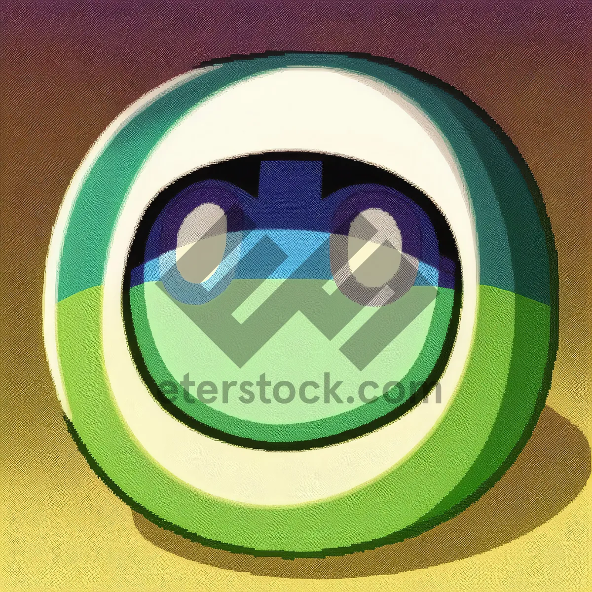 Picture of Shiny 3D Business Round Button Icon
