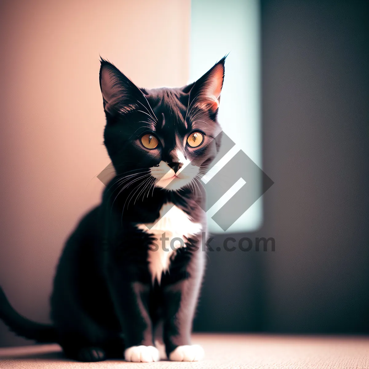 Picture of Curious Kitty with Playful Whiskers