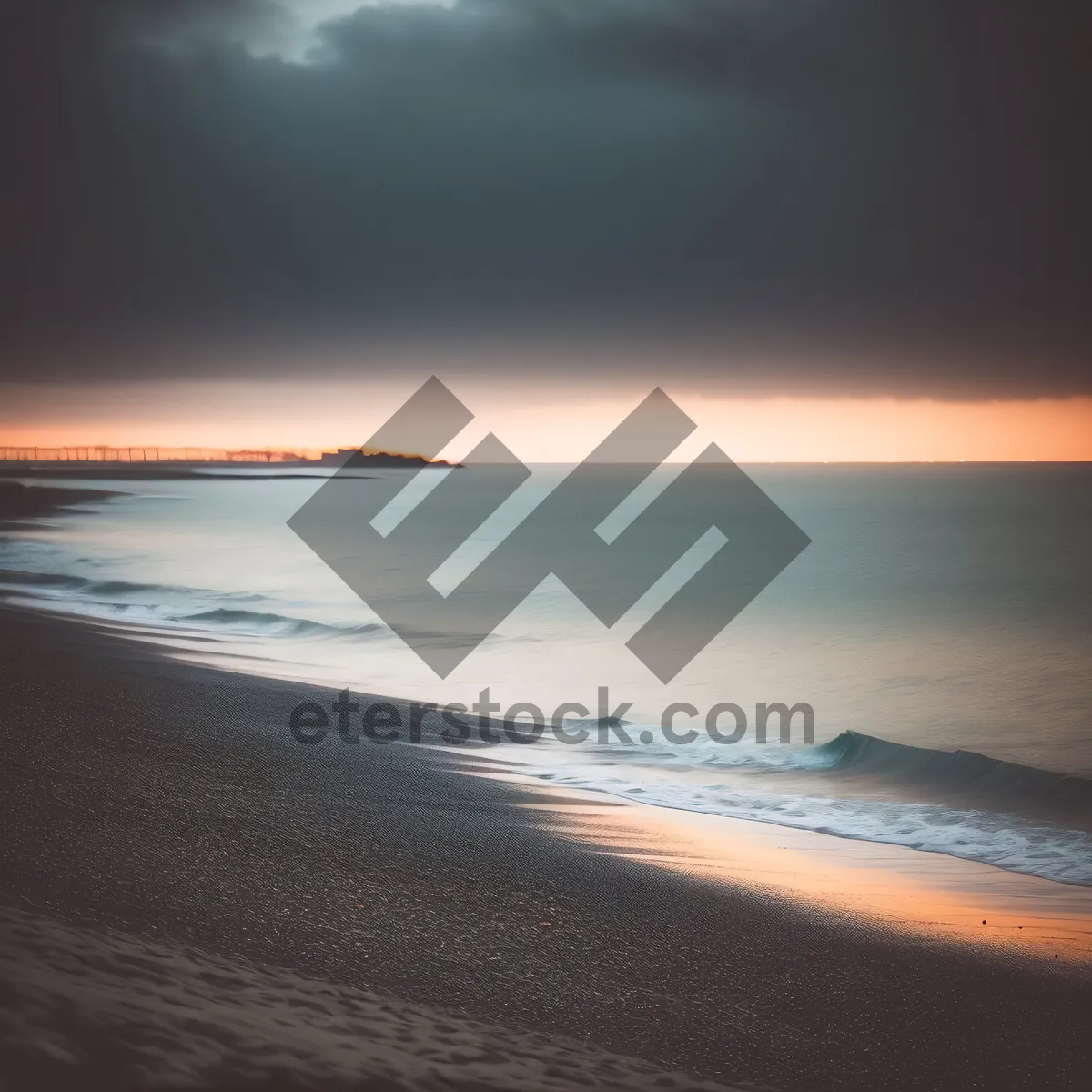 Picture of Serenity Over the Azure Waters