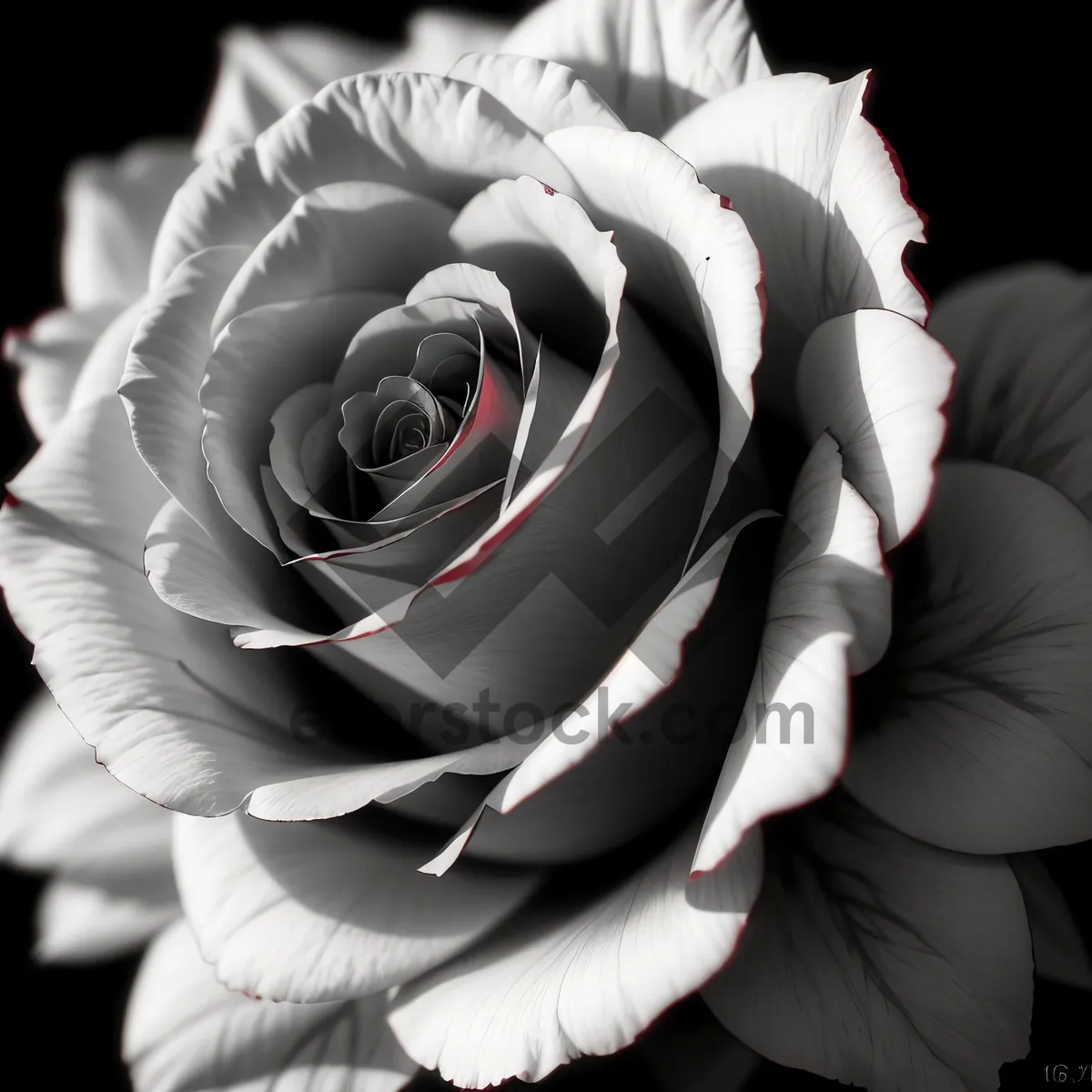 Picture of White Rose Petal Bouquet