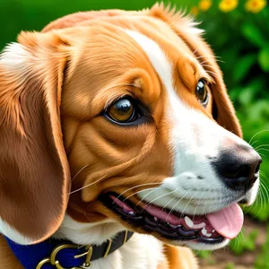 Cute Canine Companion: Golden Retriever Puppy on Leash