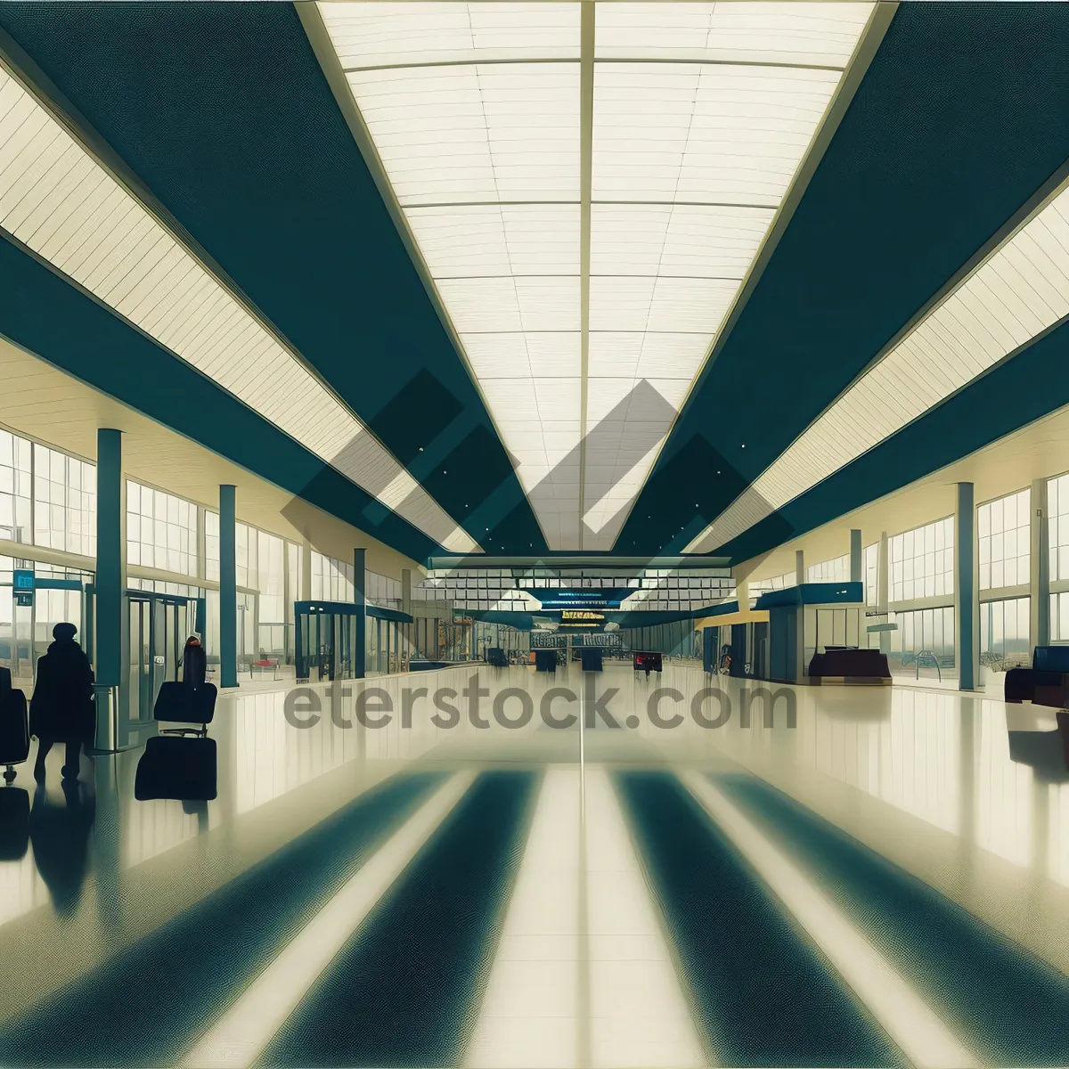 Picture of Urban Transit Hub: Modern Glass-Clad Terminal