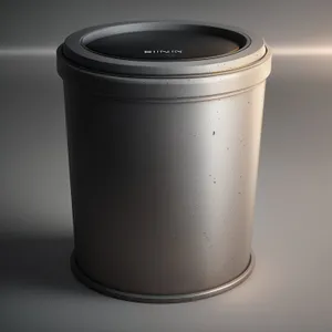 Metal Tin Can Ashcan Bin Device