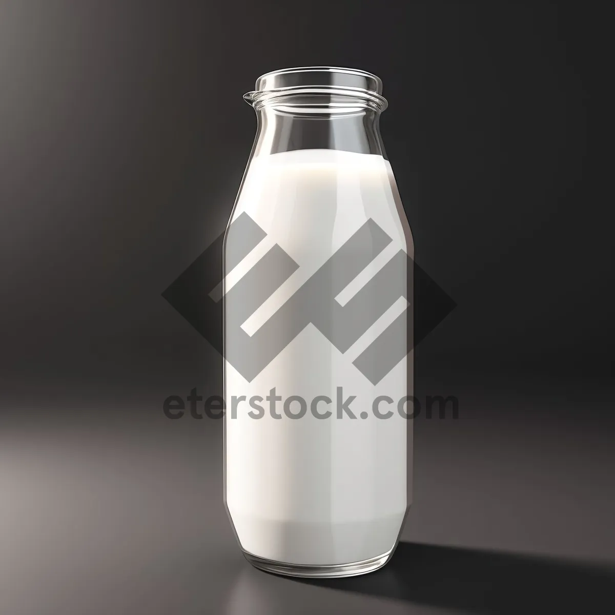 Picture of Pure Milky Goodness in Clear Bottle