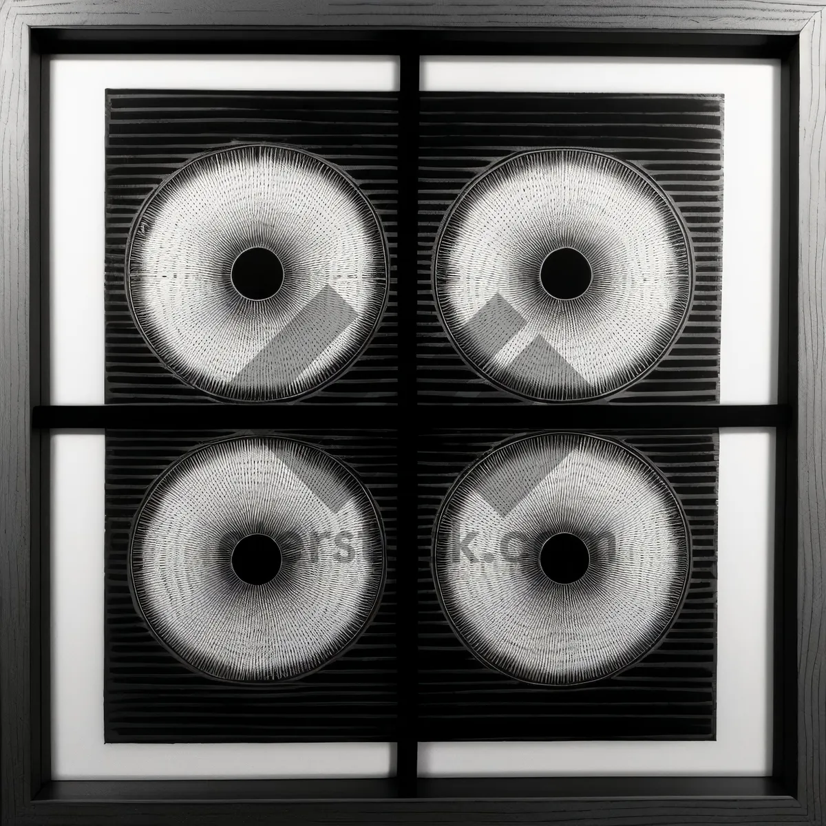 Picture of Vintage Wall Speaker: Retro Audio Equipment with Textured Design