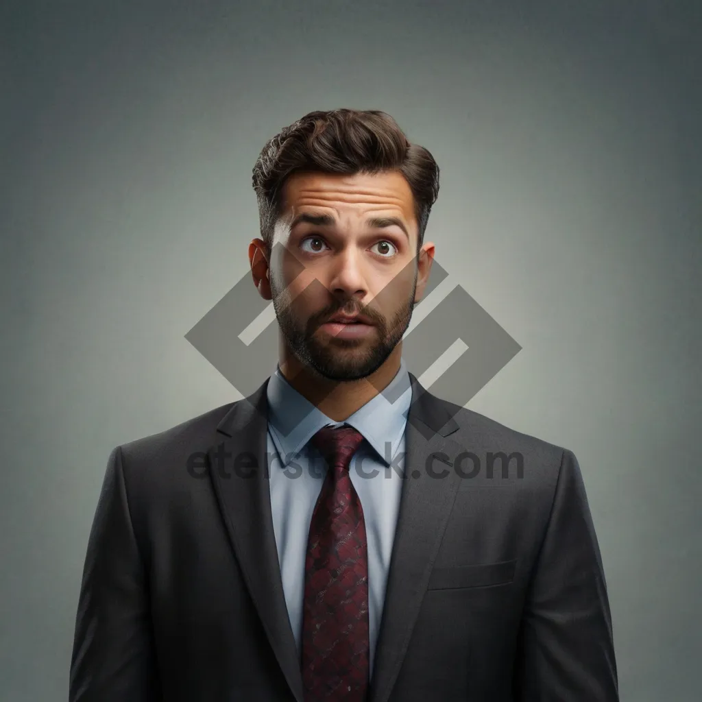 Picture of Smiling Businessman in a Professional Suit