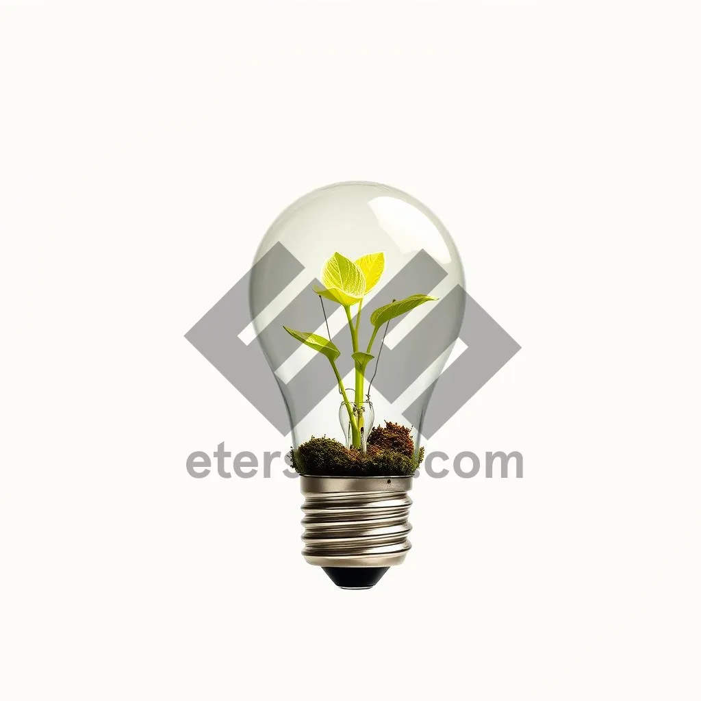 Picture of Innovative glass bulb symbolizing bright ideas and creativity