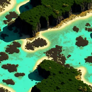 Tropical Reef: Scenic Jigsaw Puzzle of a Coastal Ocean Landscape