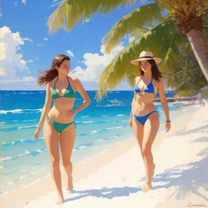 Exotic Beachwear - Tropical Vacation Swimsuit