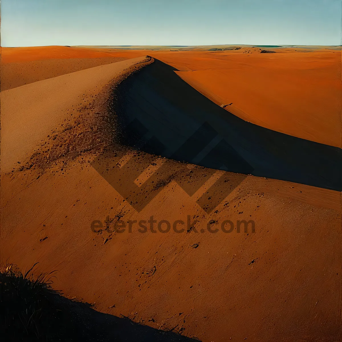 Picture of Sunset over Moroccan Desert Dunes