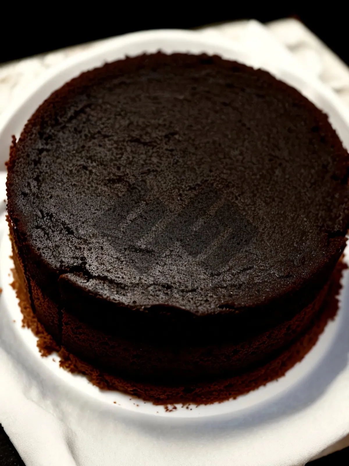 Picture of Delicious Chocolate Cake with Creamy Chocolate Sauce