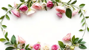 Valentine's Day Floral Bouquet Frame