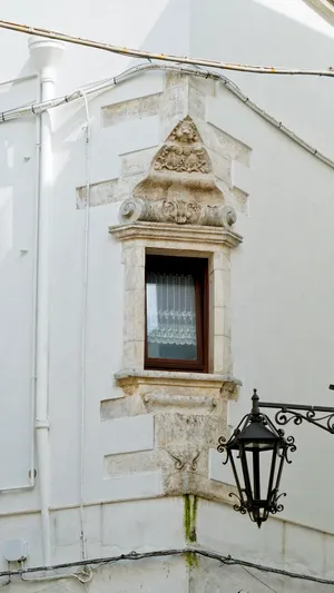 Historic Cathedral with Balcony and Stucco Facade