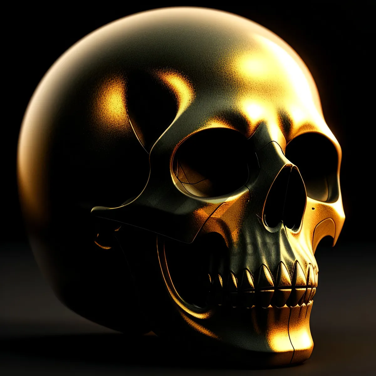 Picture of Deadly Pirate Skeleton Head in Dark Anatomy