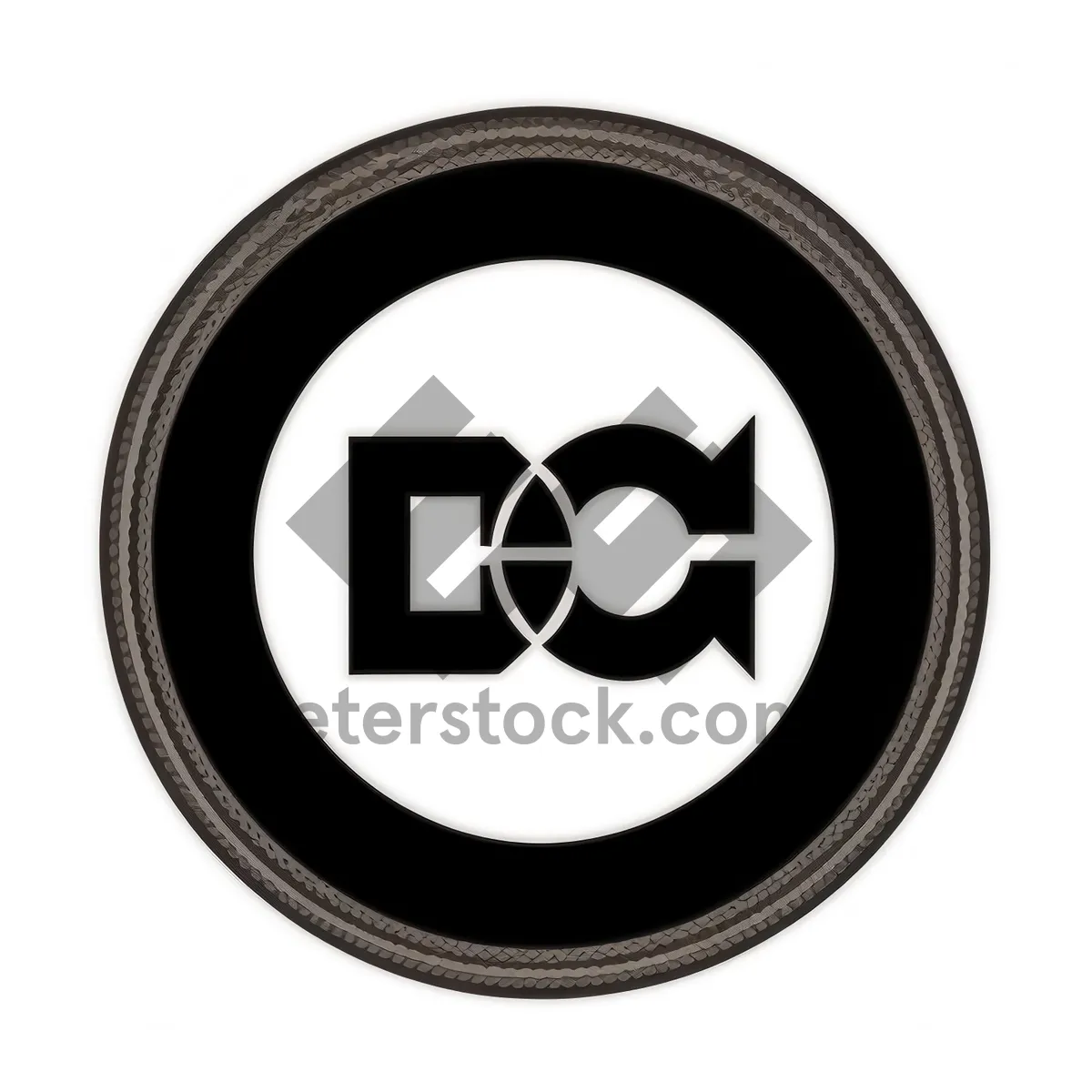 Picture of Glossy Circle Button Icon for Business Website