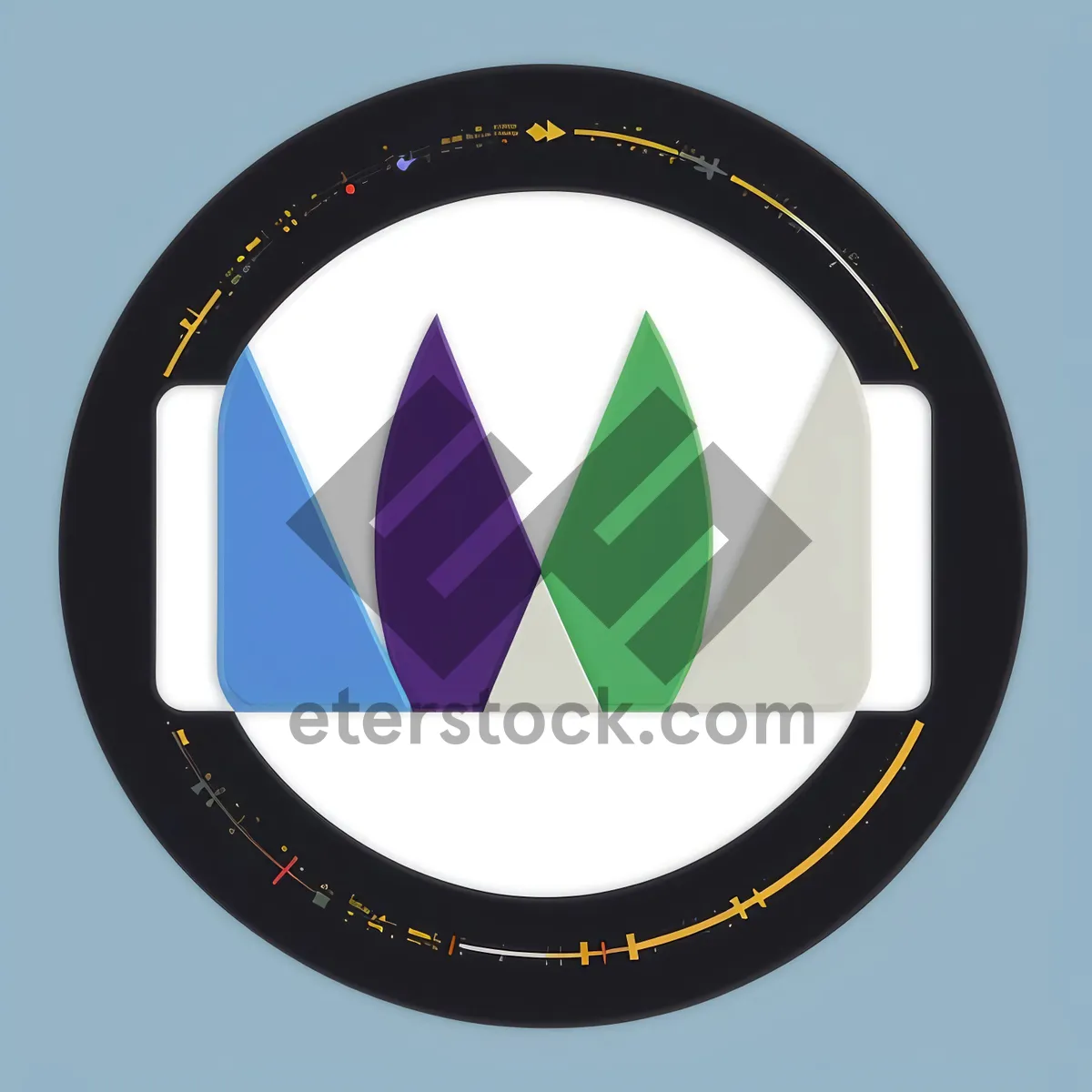 Picture of Web Button: Shiny Round Circle Icon