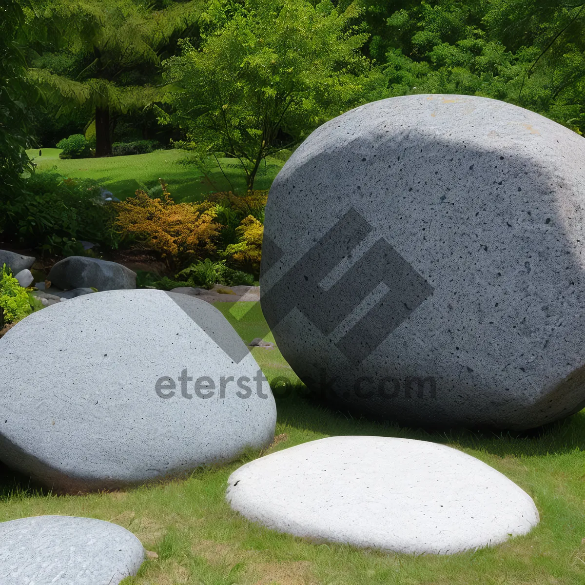 Picture of Stacked Stone Rugby Ball Spa Balance