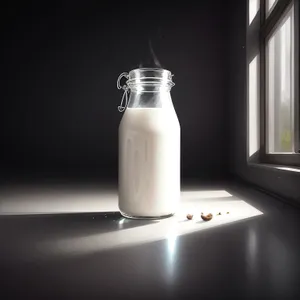 Fresh Milk Shaker with Glass Container