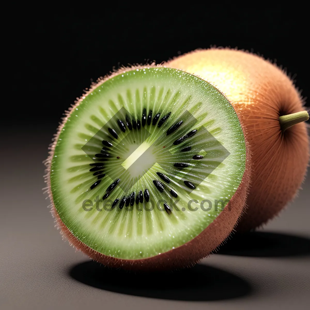 Picture of Juicy Kiwi Slice - Ripe and Refreshing