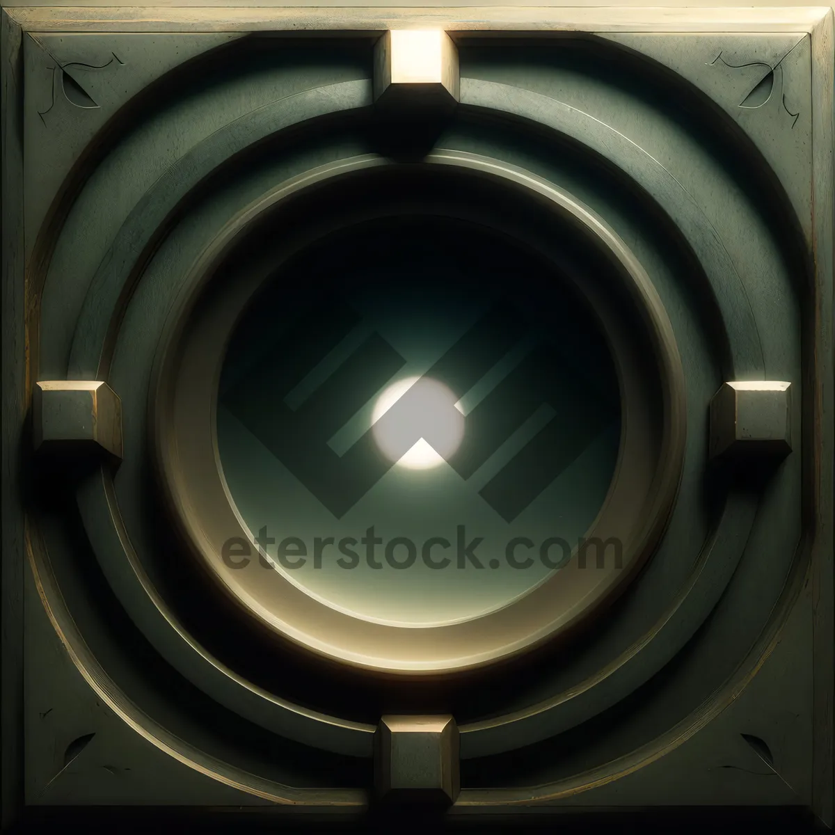 Picture of Modern Black Speaker with Powerful Bass