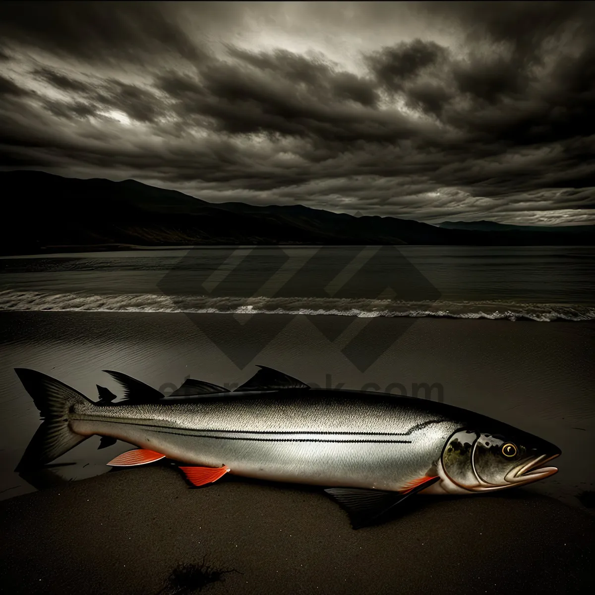 Picture of Coho Salmon in the Sea