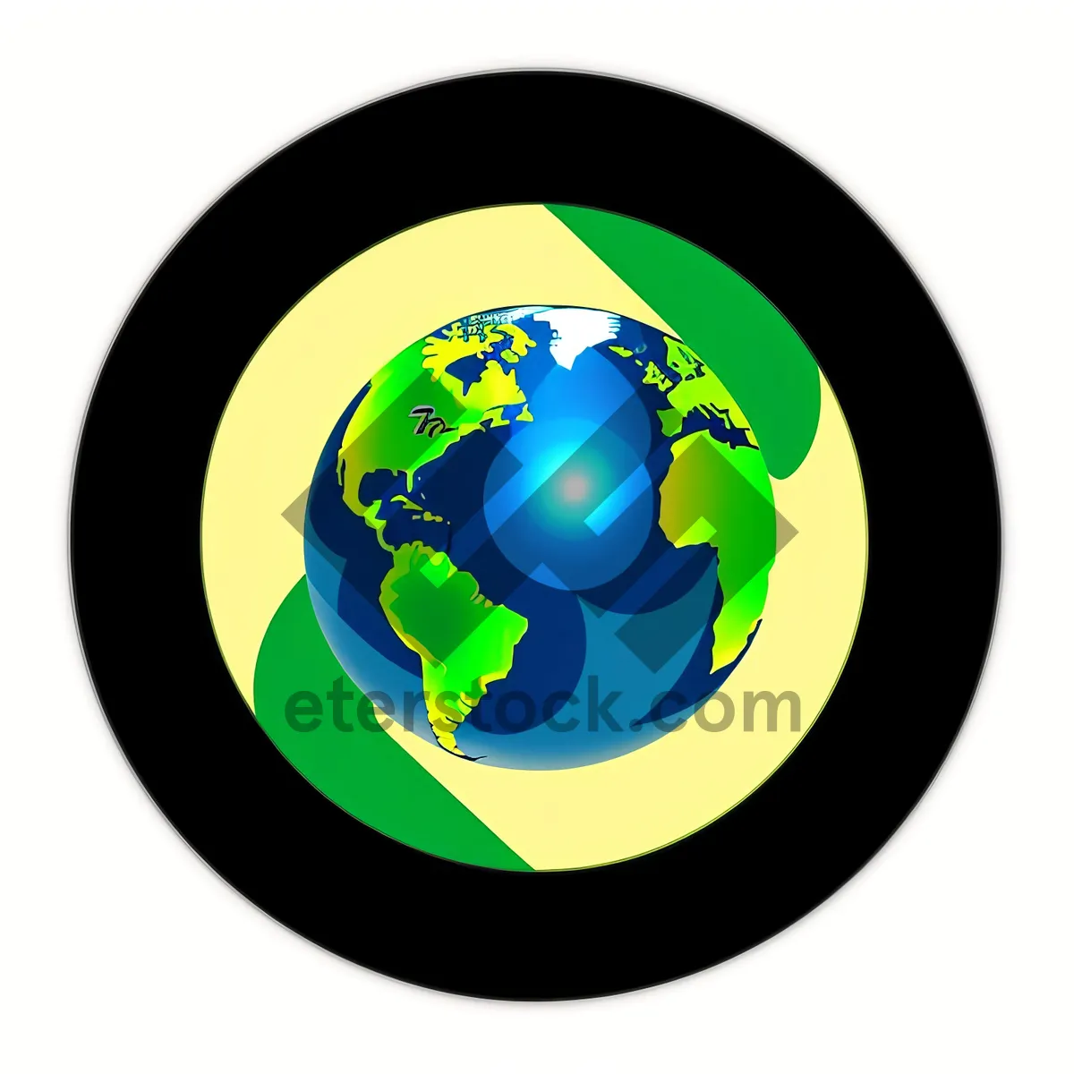 Picture of Glossy Round Web Icon Button