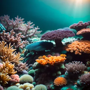 Vibrant Coral Reef Life Underwater