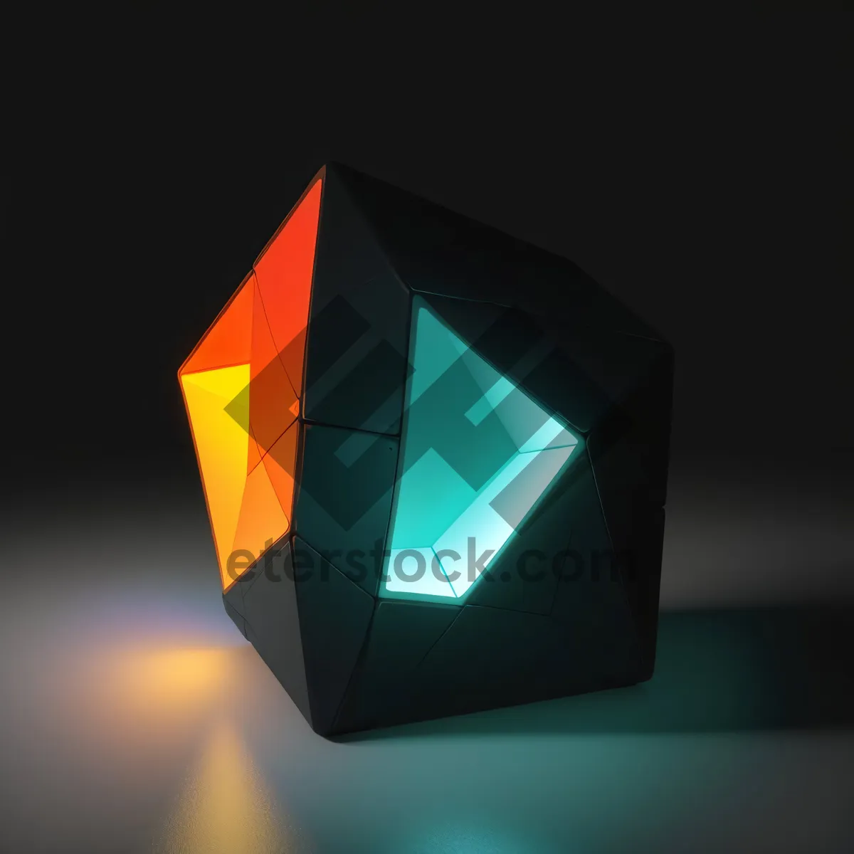 Picture of Shiny glass 3D web icon design symbol