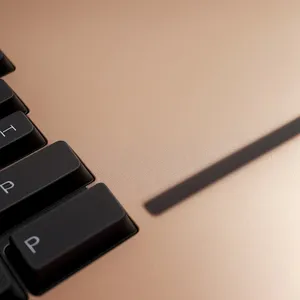 High-Tech Keyboard and Computer Equipment