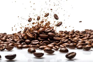 Dark Espresso Coffee Beans - Aromatic Breakfast Beverage