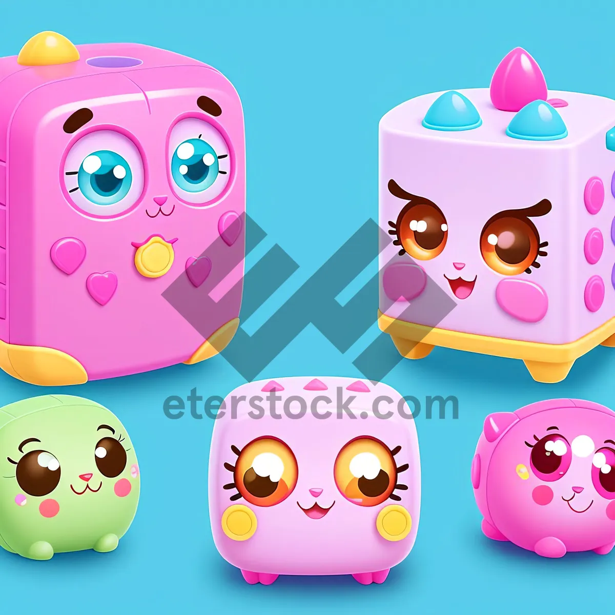 Picture of Cute Pink Piggy Bank Toy for Saving at Home