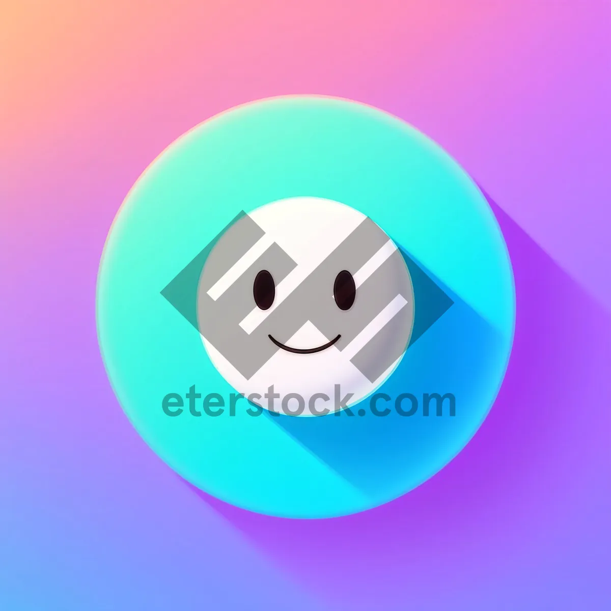 Picture of Shiny Video Disk Button Design Icon