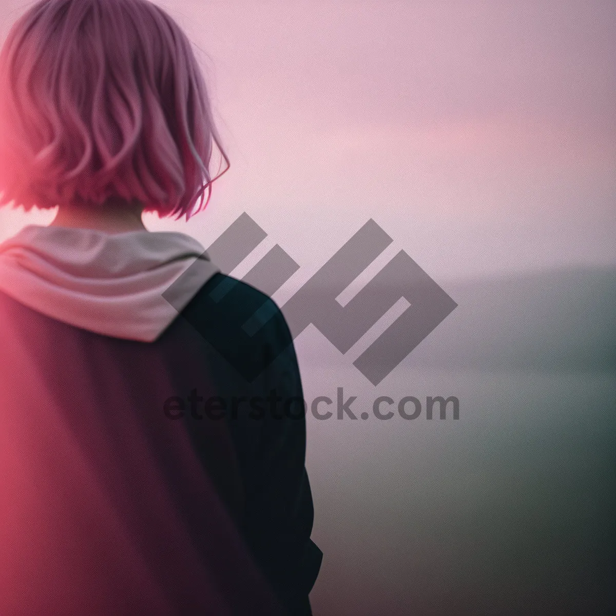 Picture of Pretty Smiling Lady with Attractive Fashion Style