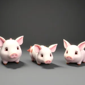 Pink Piggy Bank: Saving Money for Financial Wealth