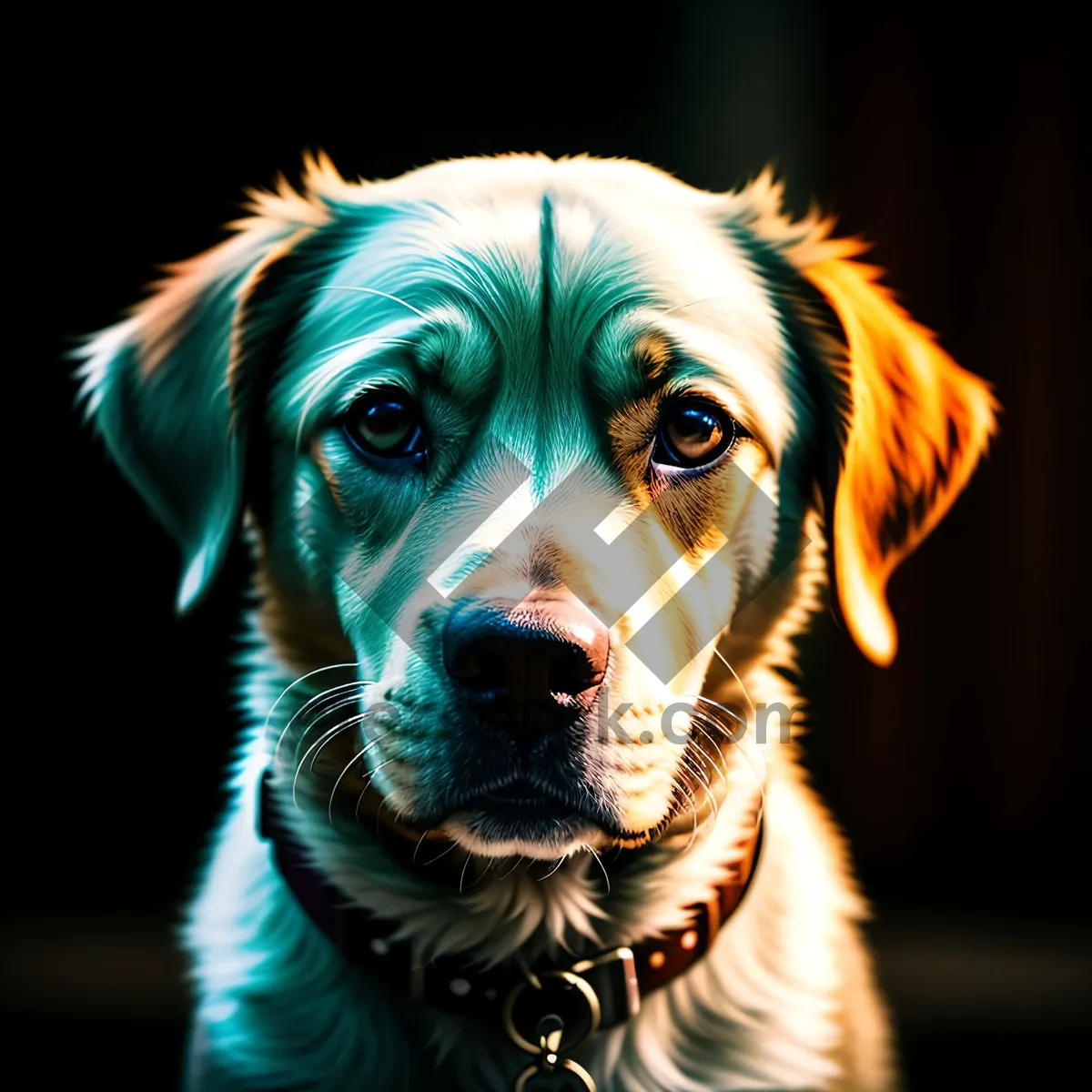 Picture of Adorable Retriever Puppy - Cute Canine Friend