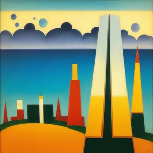 Creative Flag Sign Design Concept