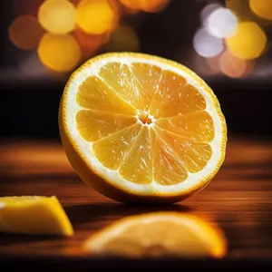 Fresh Orange and Lemon Slices, Healthy Breakfast Option