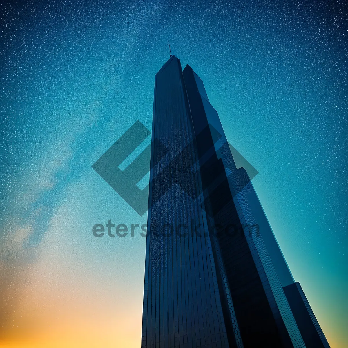 Picture of Urban High Rise in Modern Glass Cityscape