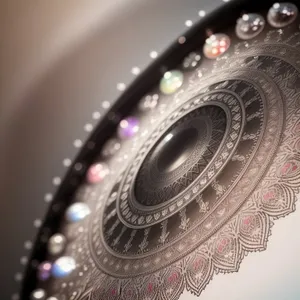 Shimmering Water Droplets in Digital Art